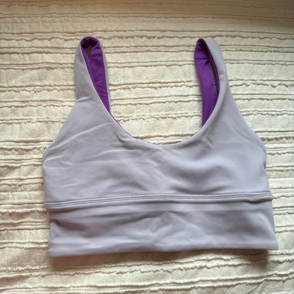 Women's Lululemon Reversible Purple Sports Bra